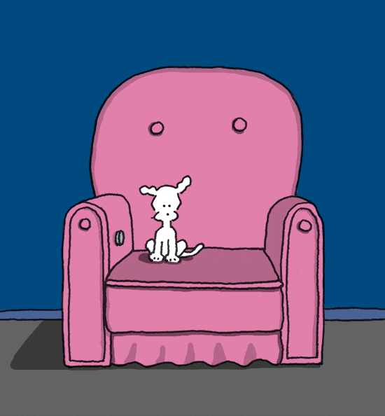 Relaxed Chair GIF by Chippy the Dog Find & Share on GIPHY