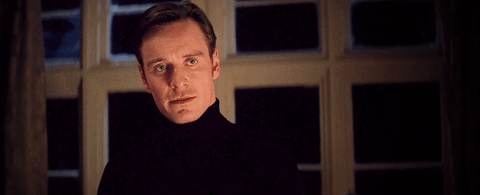 Michael Fassbender as Steve Jobs saying 'perfection'.