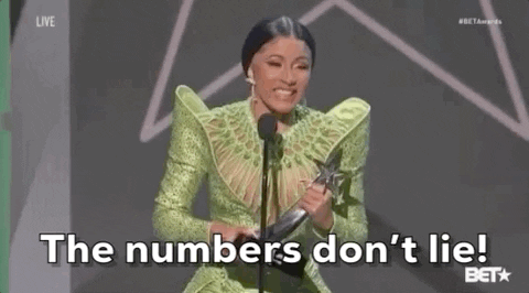 Cardi B: The numbers don't lie!