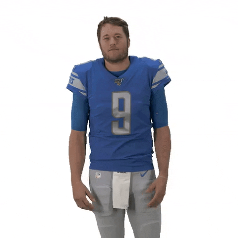 Matthew Stafford Idk GIF by Detroit Lions - Find & Share on GIPHY