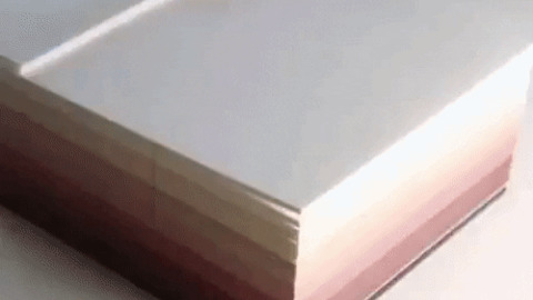Laser cut paper notepad