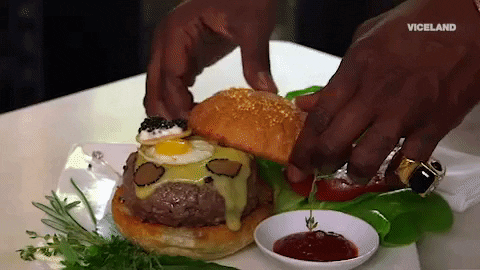 Chow Down Hamburger GIF by MOST EXPENSIVEST - Find &amp; Share on GIPHY
