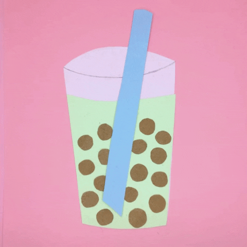 Bubble Tea Drinking GIF by Julie Smith Schneider - Find & Share on GIPHY