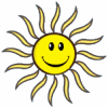 smiley sun