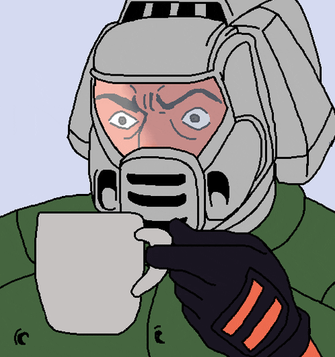 Image result for doomguy gif