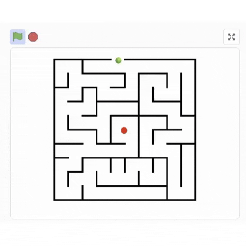 Labirinto Scratch simples