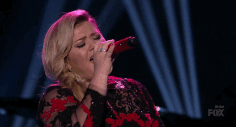 Kelly Clarkson GIF by American Idol - Find & Share on GIPHY