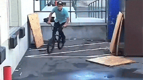 Bicycle trick