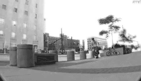 This bicycle trick in wow gifs