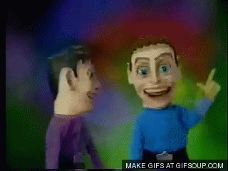 Image result for funny make gifs motion images of psychotic scary puppets