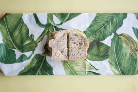 DIY lunch wrap bread sandwich wrap