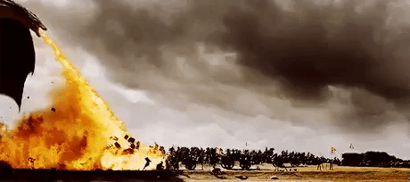 The Fire In GOT in GameOfThrones gifs