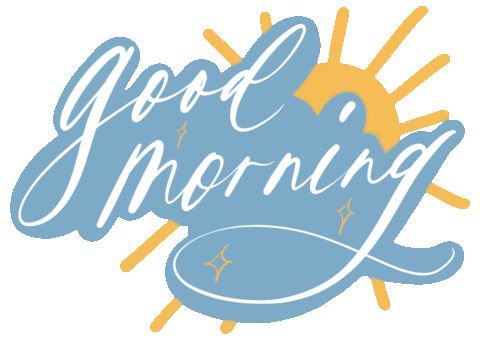 Good Morning Sticker by Crafted By Day for iOS & Android | GIPHY