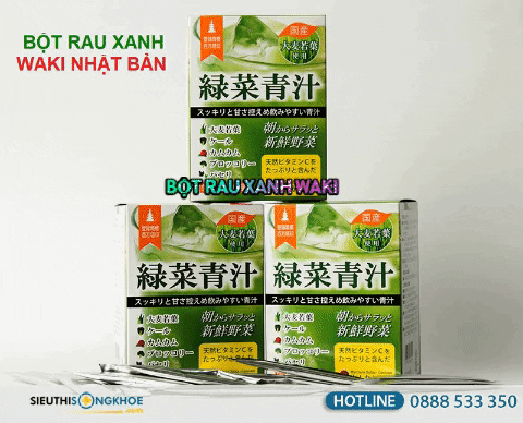 Mua Bột Rau Xanh Waki Nhật Bản Ở Đâu GIF
