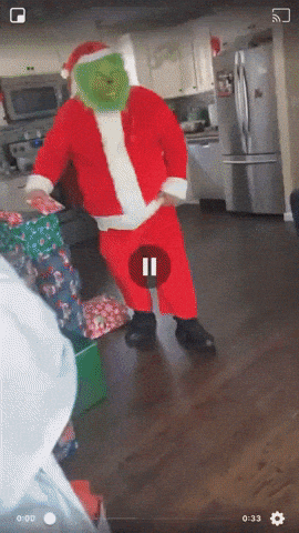 The santa they didnt expect in funny gifs