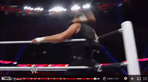 Seth Rollins flying knee