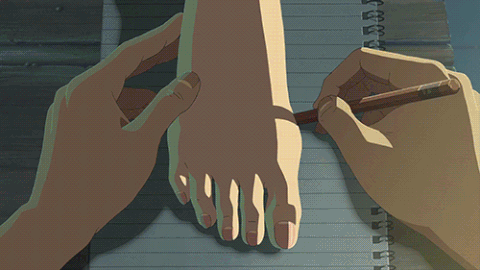 Kotonoha no niwa gif anime romance Kotonoha no niwa gif anime romance
