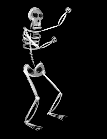 happy bones animation