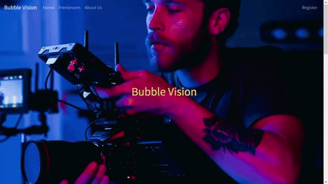 Bubble Vision Homepage