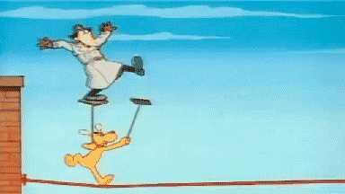 Inspector Gadget Tightrope GIF - Find & Share on GIPHY