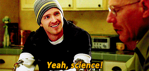 Jesse Pikman, de la serie Breaking Bad, diciendo Yeah, science!