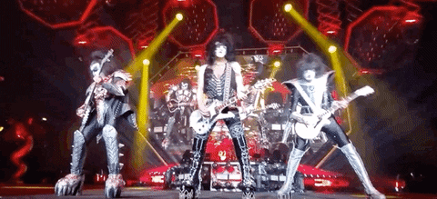 Rock N Roll Fire GIF by KISS - Find & Share on GIPHY