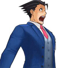 Shocked Ace Attorney Sticker for iOS & Android | GIPHY - 216 x 240 animatedgif 557kB