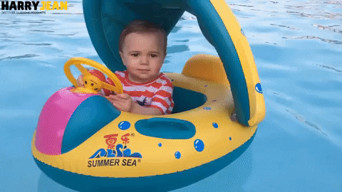 baby boy swim float