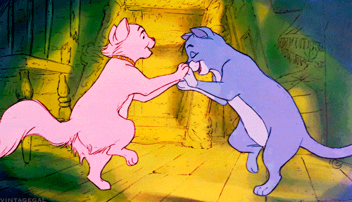 Cats dancing from the aristocats.