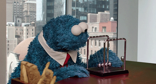 Cookie Monster in Office