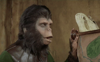  reaction 60s eye roll planet of the apes are you kidding me GIF
