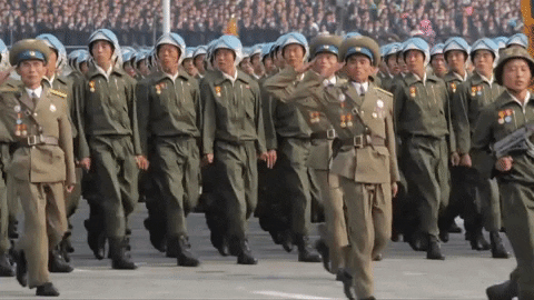 North Korea Parade GIF by The Guardian