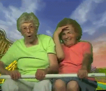 Grannies having fun