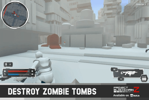Project BlockchainZ - Destroy zombie tombs