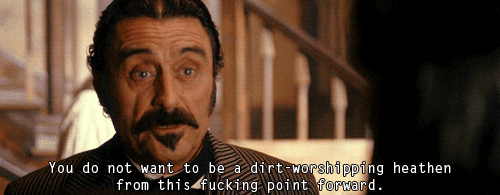 Ian Mcshane Deadwood Find And Share On Giphy