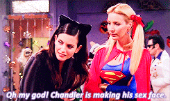 Chandler sex face monica friends tinder