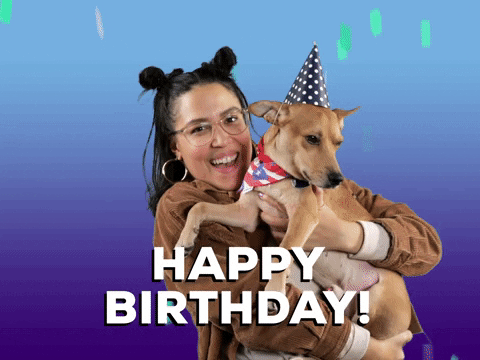 Happy Birthday Dog GIF by Originals - Find & Share on GIPHY
