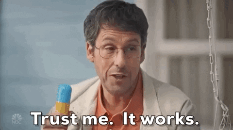 It Works Adam Sandler GIF by Saturday Night Live - Find & Share on GIPHY