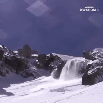 Skier goes down in wow gifs