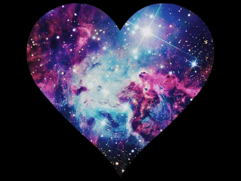Image result for space heart gif