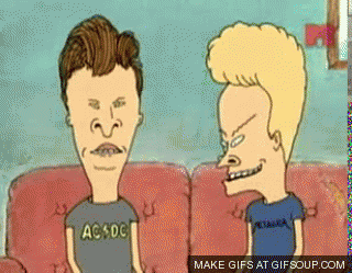 beavis and butthead laughing