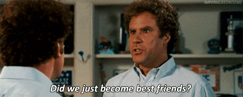 Image result for become best friends gif