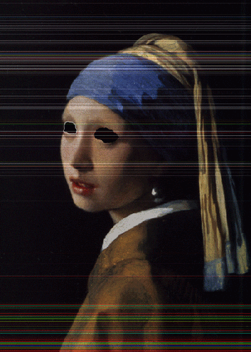 Girl With The Pearl Earring Art GIF - Find & Share on GIPHY