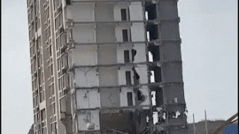 Demolishing a building