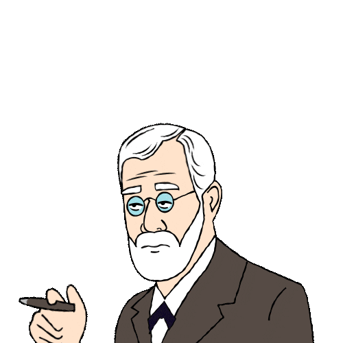 Explode Sigmund Freud Sticker by ViennaTouristboard for iOS & Android
