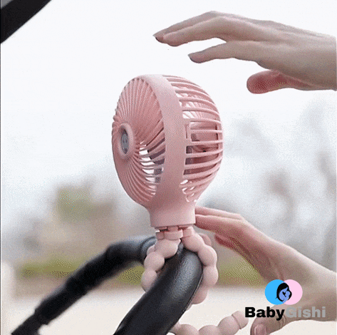 BabyGishi™ Rechargeable Portable Octopus Fan