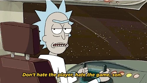 Rick and Morty: Don't hate the player, hate the game
