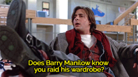 Does Barry Manilow Know You Raid His Wardrobe Gifs Get The Best