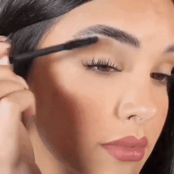 Lengthening and thickening mascara for eyelashes