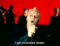 Image result for i get knocked down but i get up again gif